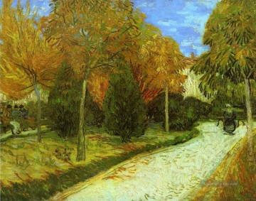  Park Kunst - Pfad im Park von Arles Vincent van Gogh